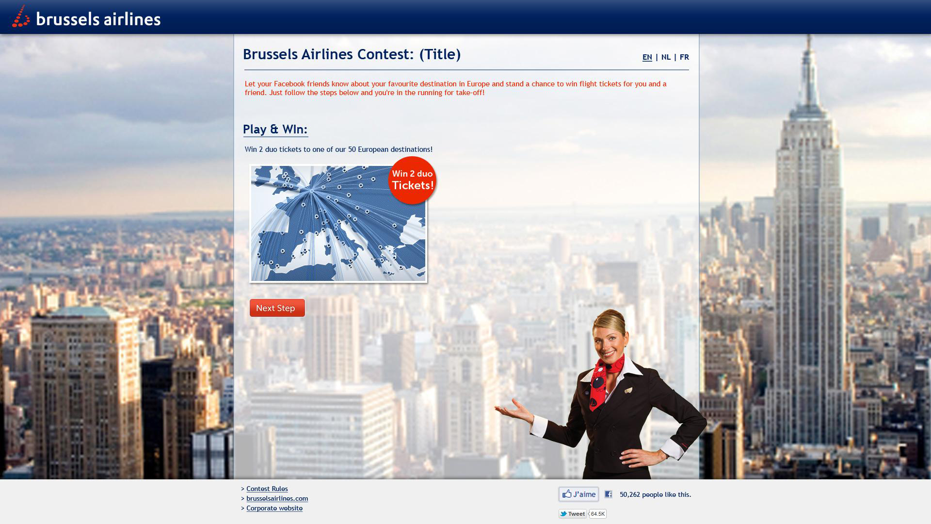 Brussels Airlines - New York Contest