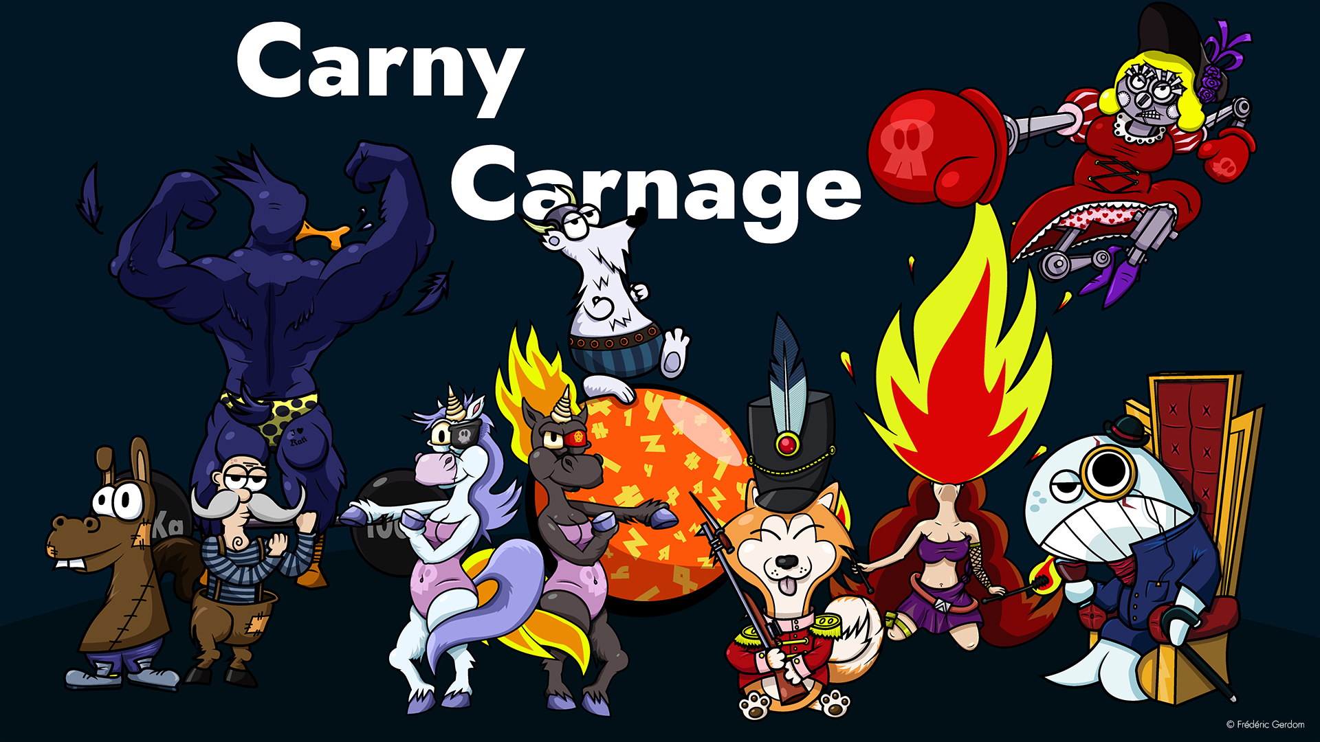 Illustration - Carny Carnage